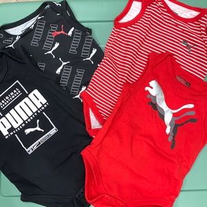 Puma onesies 3-6 months